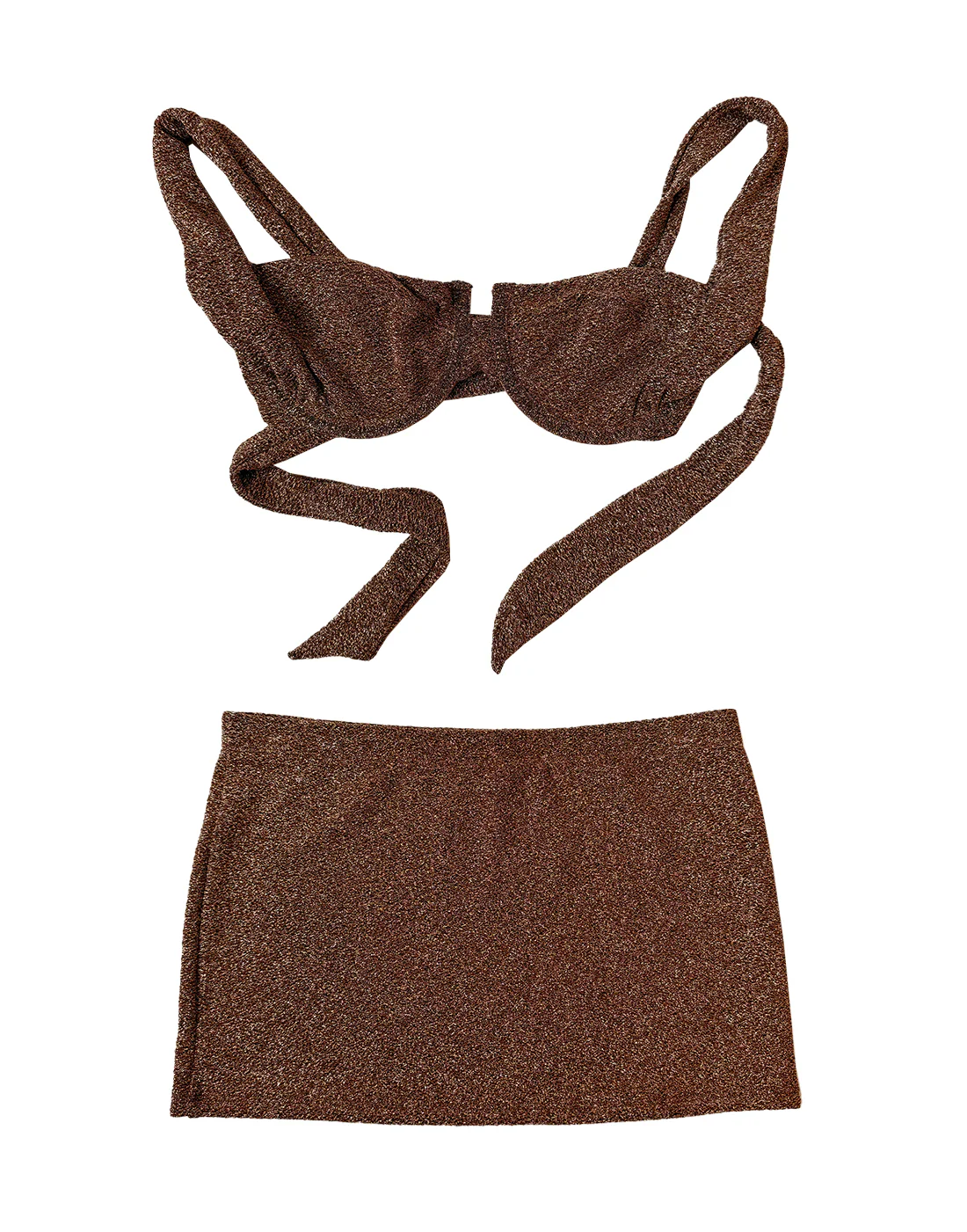 Casey Skimpy Bottom - Brown Glitter - Image 4