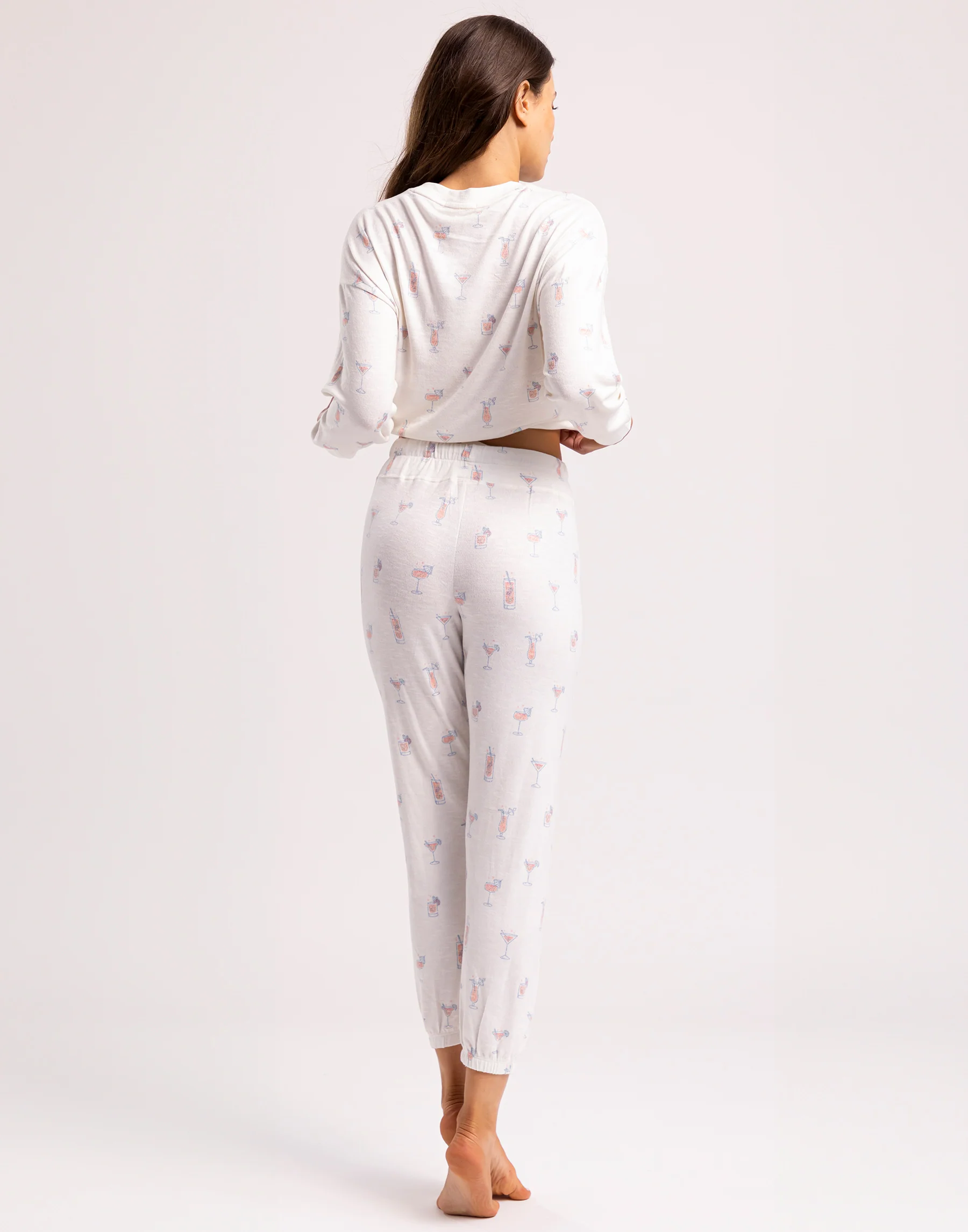 Happy Hour Cocktails Long Sleeve Top by Z Supply - Cloud Dancer - Image 4