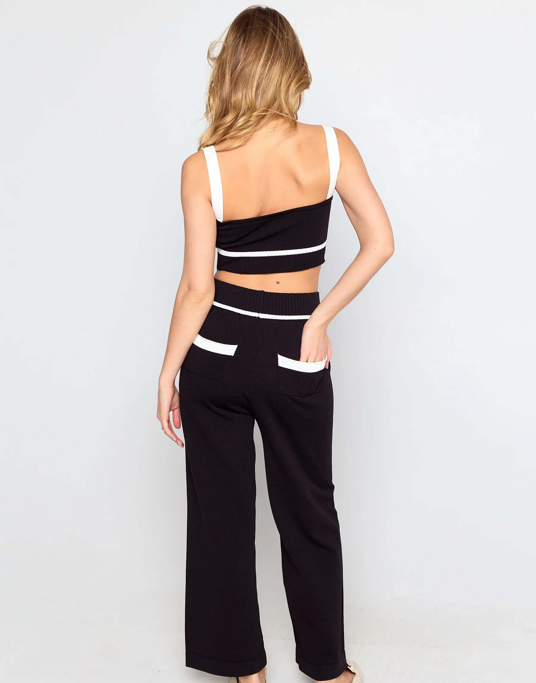 Juliette Knit Pant - Black - Image 5